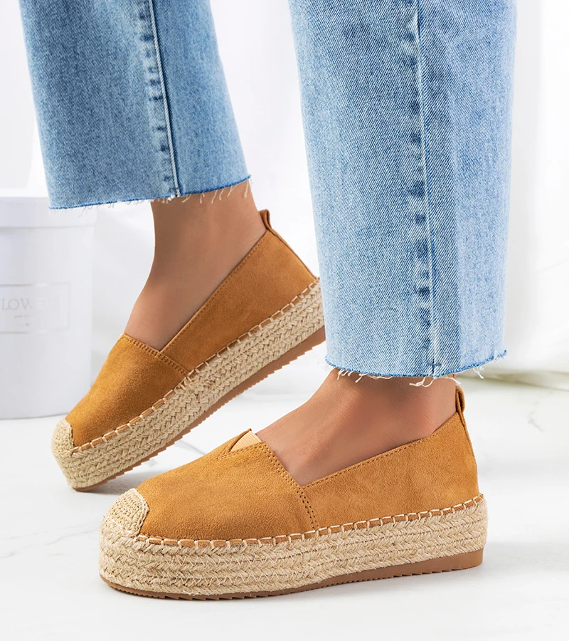 Hnědé dámské espadrilky Rhianne