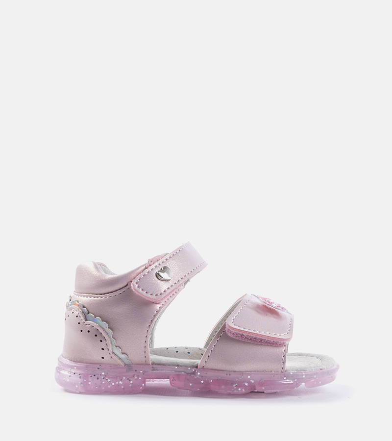 Růžové dětské sandály Bousquet
