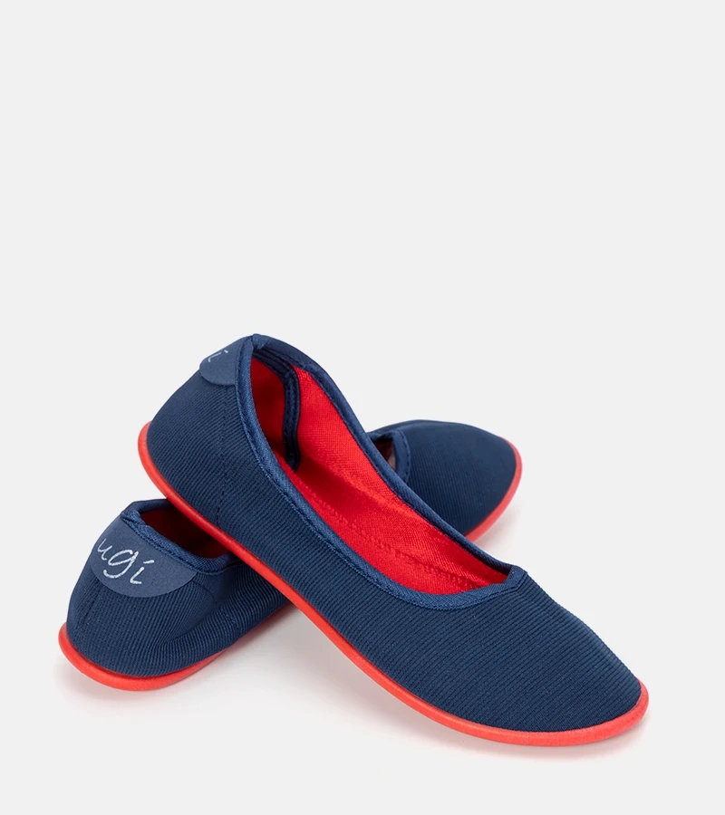 Námořnicky modré a červené dětské baleríny Geneseo