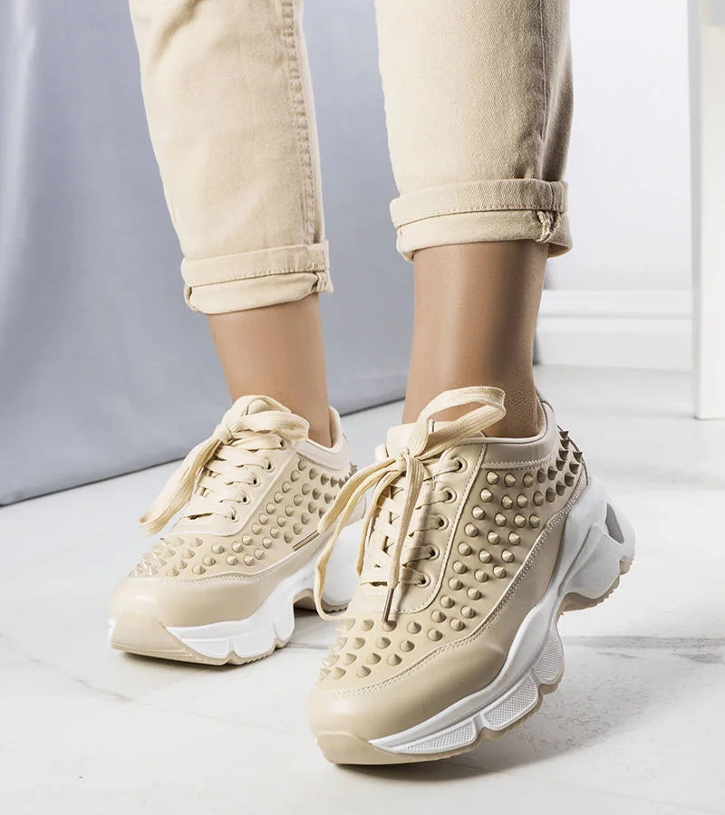 Béžové dámské tenisky Suzeta