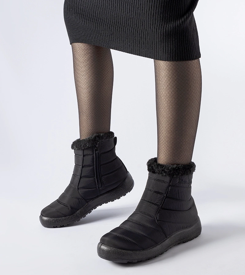 Černé zateplené sněhule Valparaiso