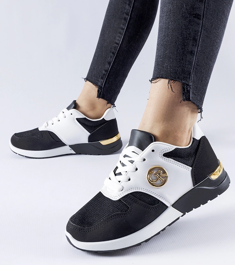 Černo-bílé sportovní tenisky Almenno