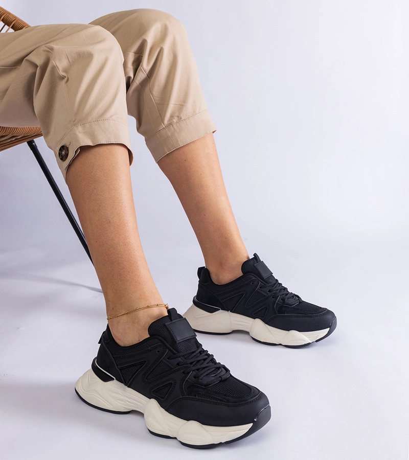 Černé sportovní dámské tenisky Imperio