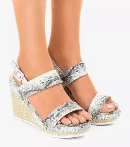 Hadí sandály na platformách U-6291