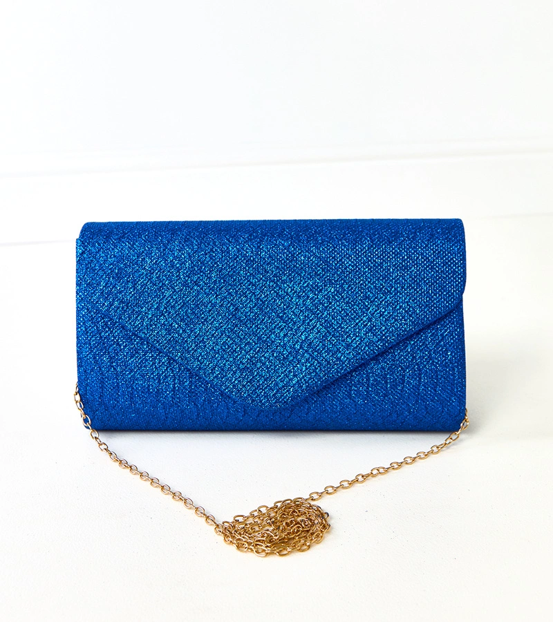 Kruhová modrá obálková taška