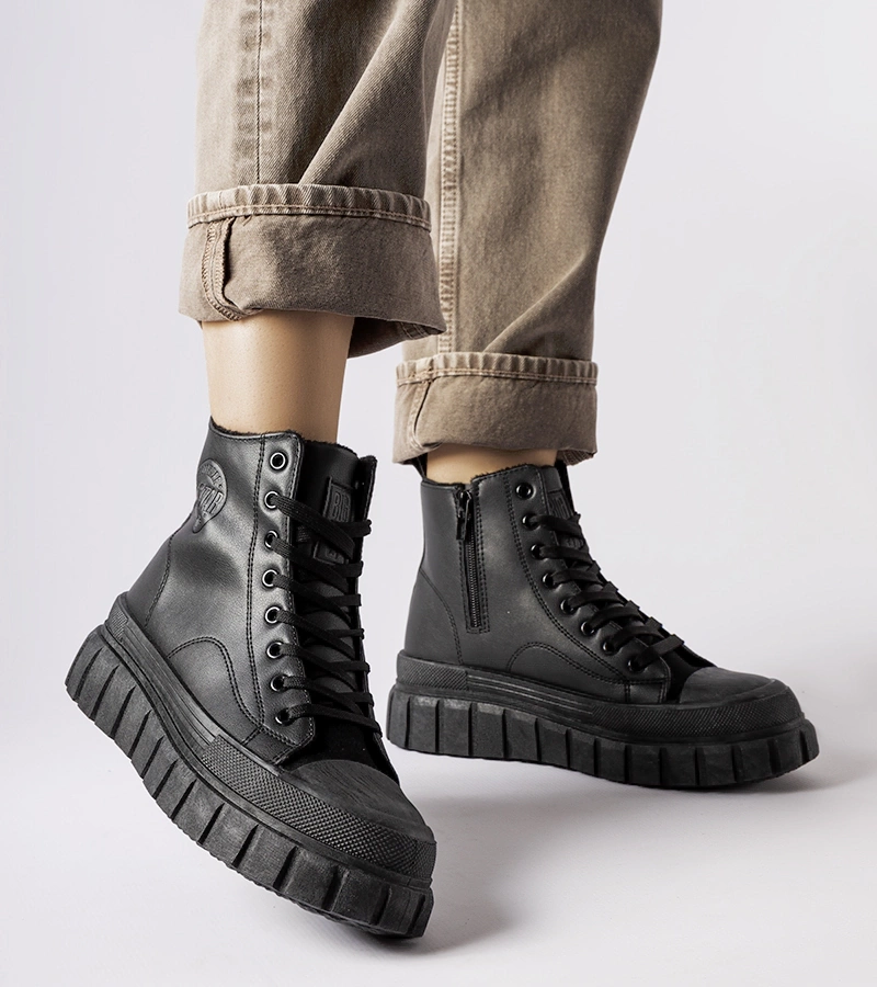 Černé podšité tenisky Big Star MM274625