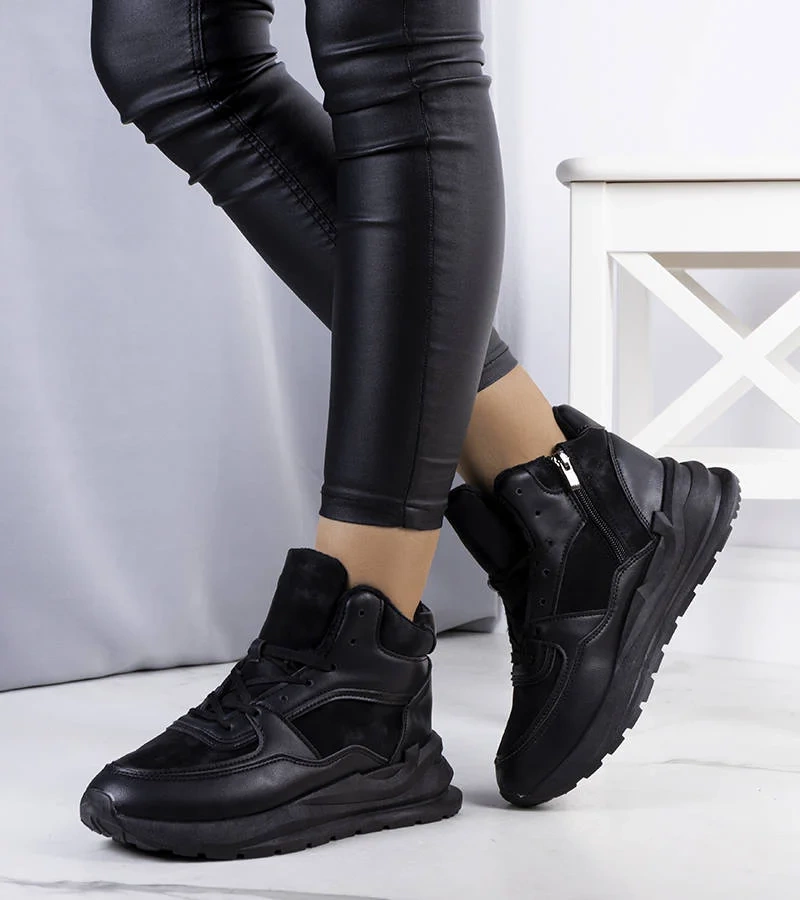 Černé zateplené tenisky Malvern