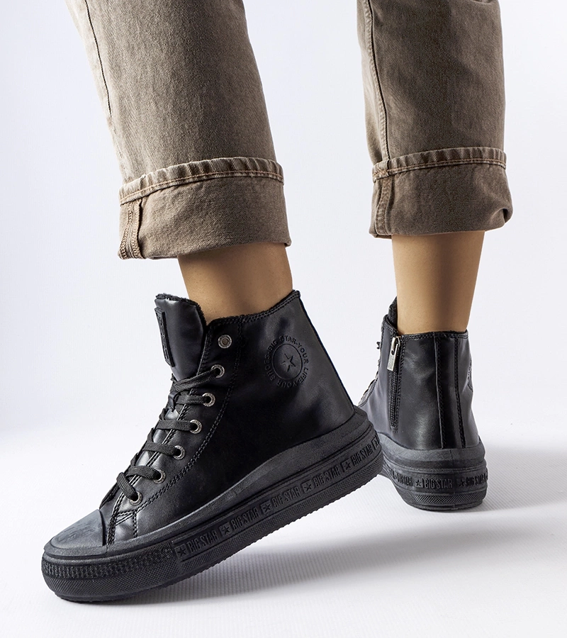 Černé podšívky tenisky Big Star MM274023