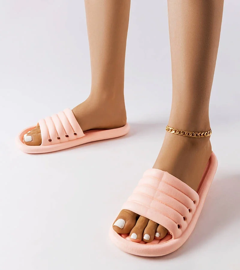 Růžové gumové žabky Koehler