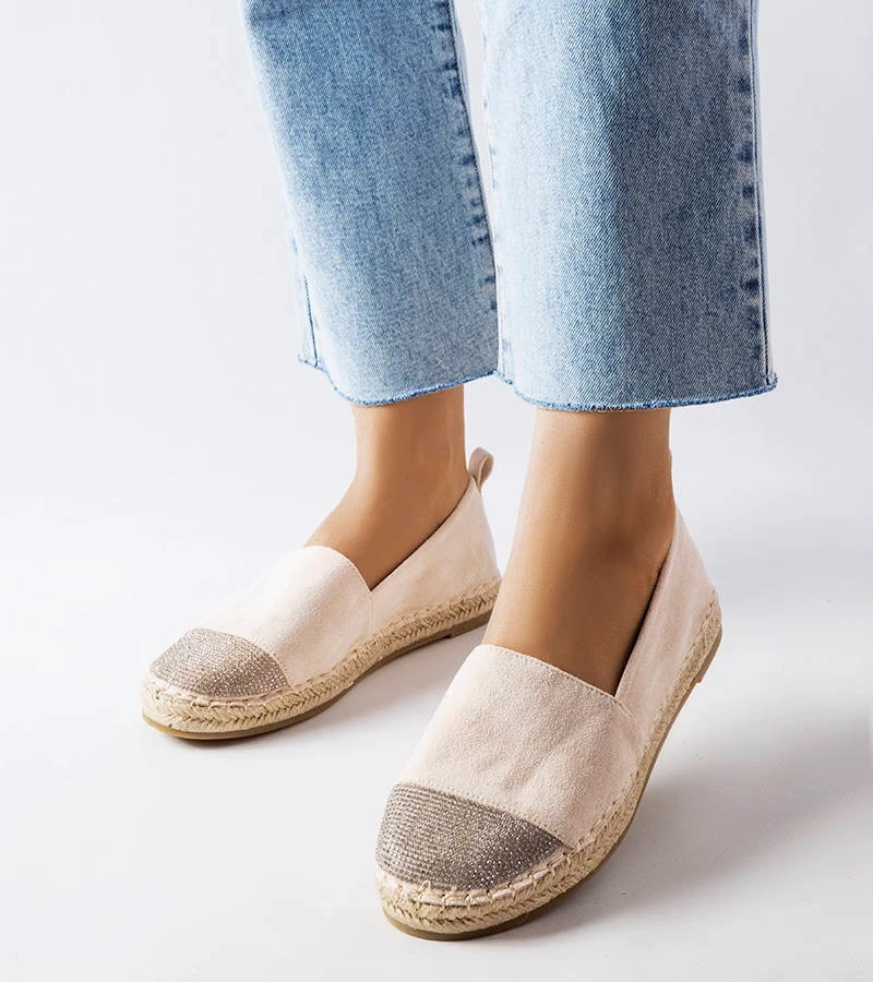 Béžové mokasíny Magali espadrille