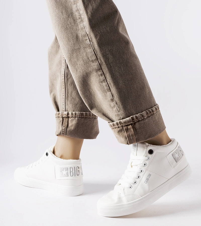 Bílé podšívky tenisek Big Star EE274352