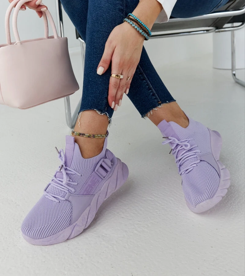 Fialové lehké sportovní tenisky Faruz