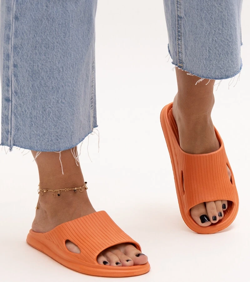 Oranžové pěnové pantofle Myrtile