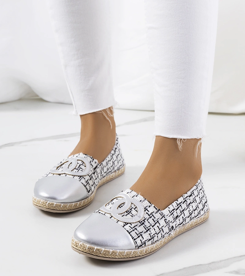 Bílé espadrilky Moorsele
