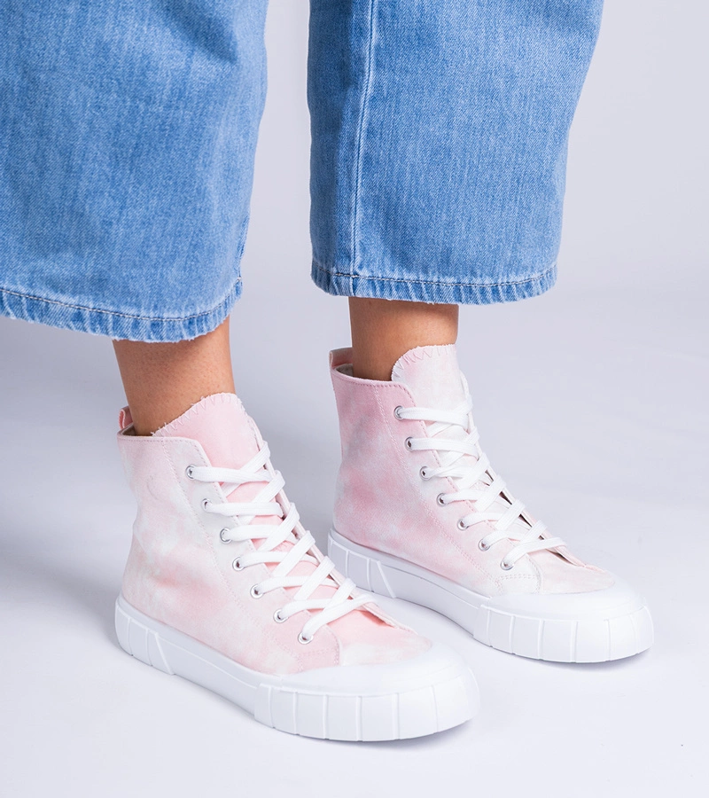 Růžové kotníkové tenisky Citta