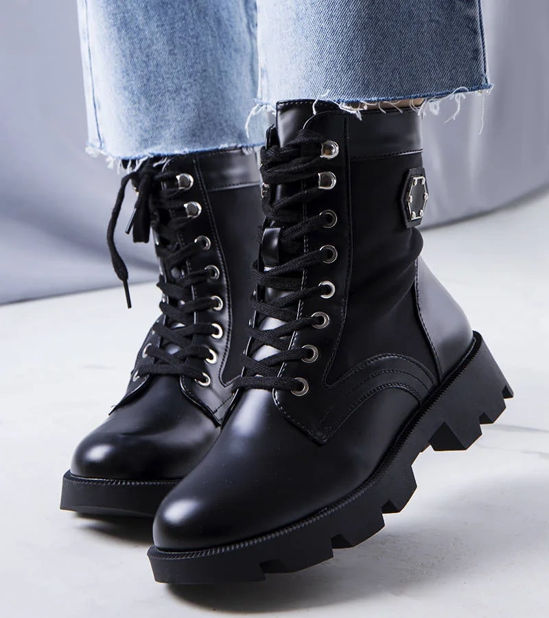 Černé zateplené návleky Orozo