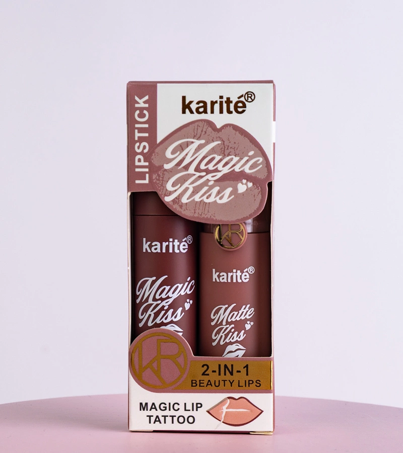 Sada na rty Magic Lip Tattoo 2-in-1 Karite 01# 4,5 ml+3,5 g