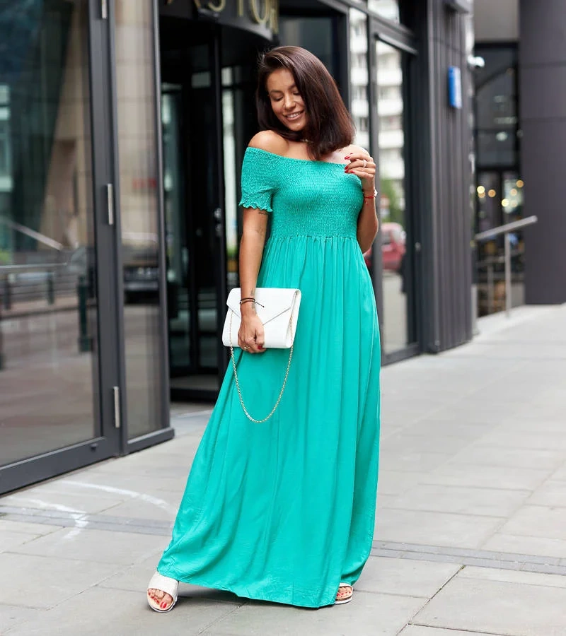 Zelené šaty Savoia