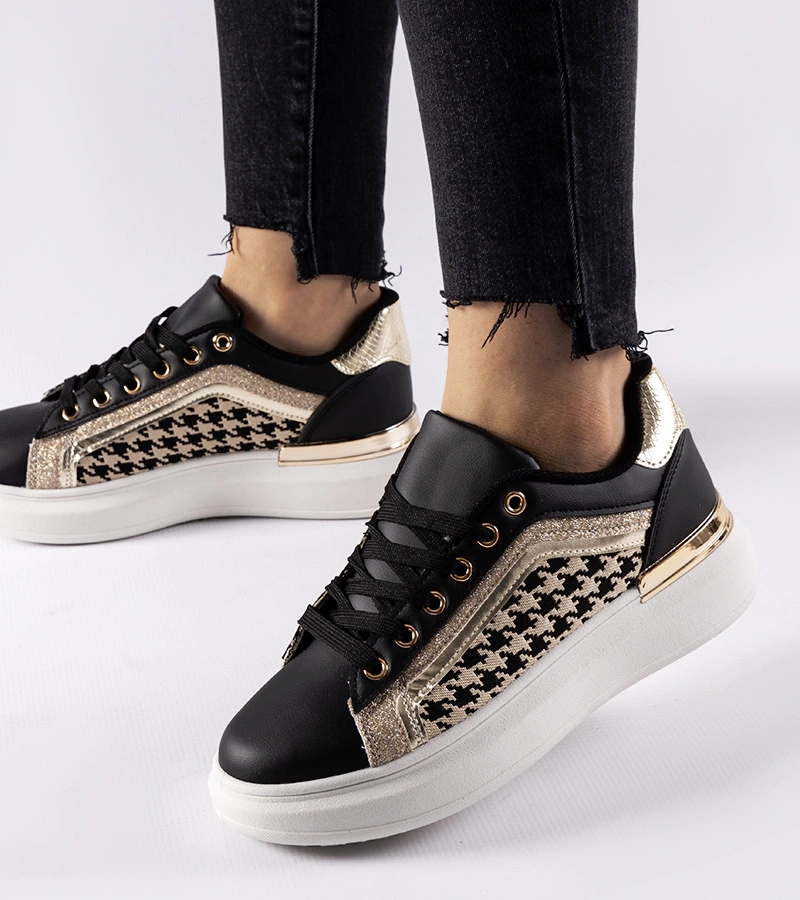 Černé tenisky s třpytkami Briercliff