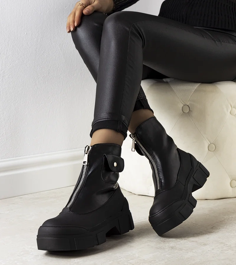 Black boty dámské Vintella