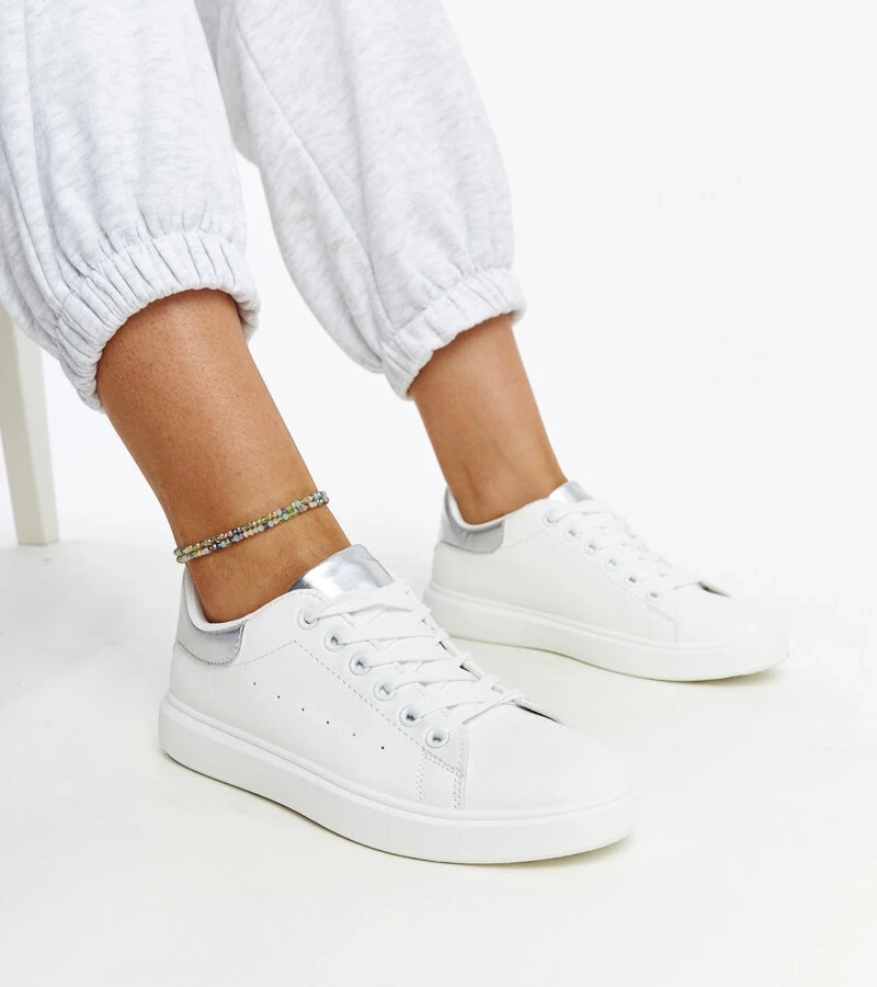 Bílé tenisky na platformě Ariam