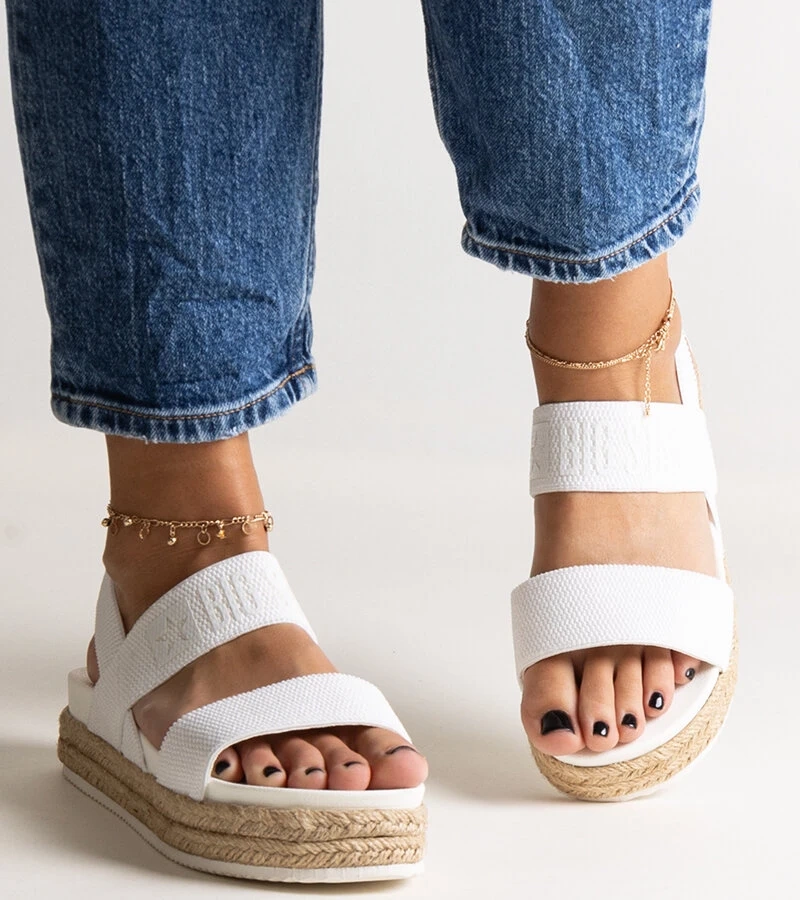 Bílé sandály Big Star LL274857