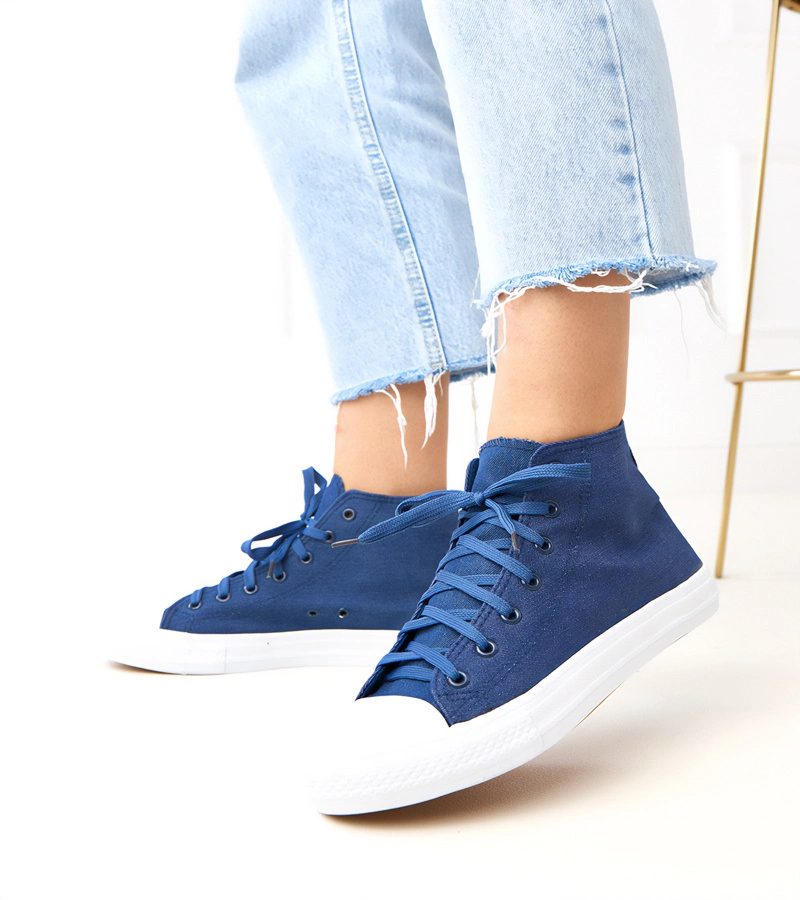 Džínové vysoké tenisky Ghanem