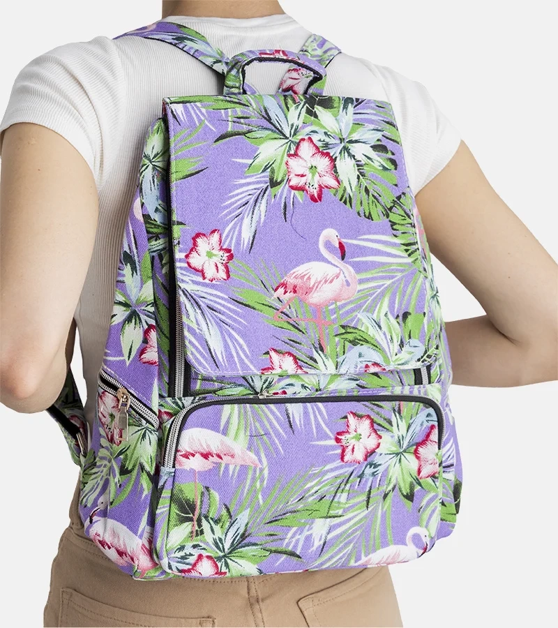 Dámský fialový batoh Malka