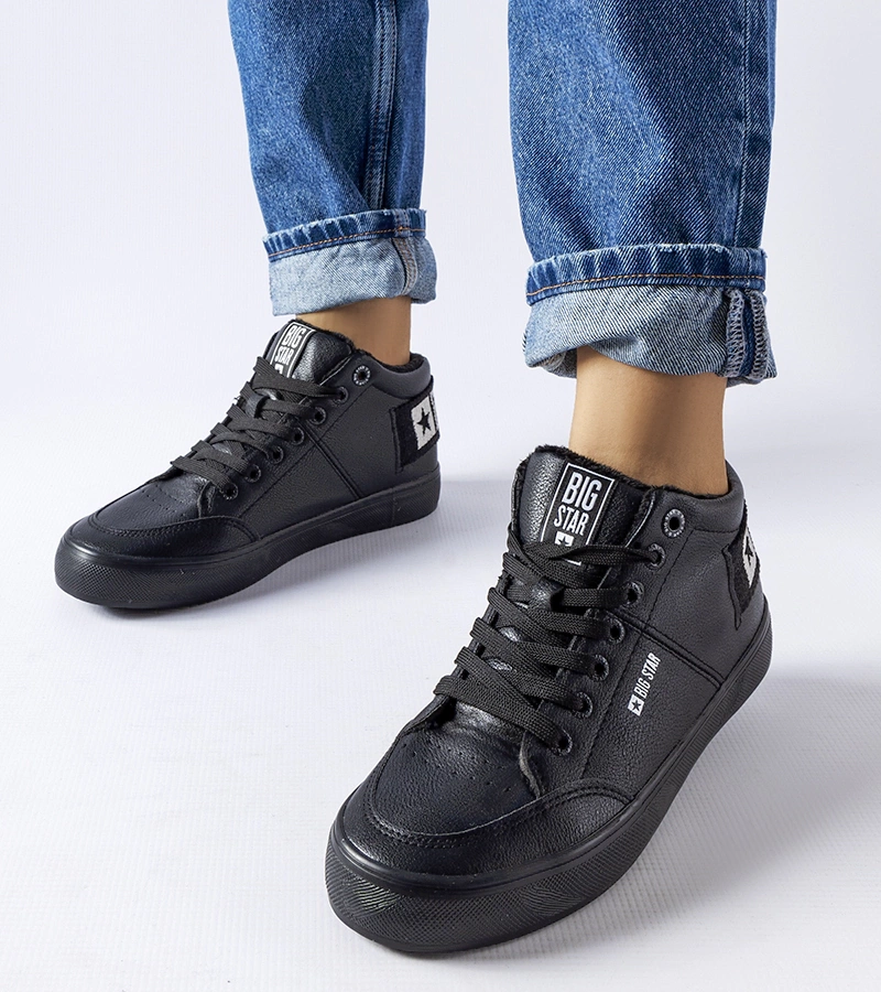 Černé podšité tenisky Big Star EE274351