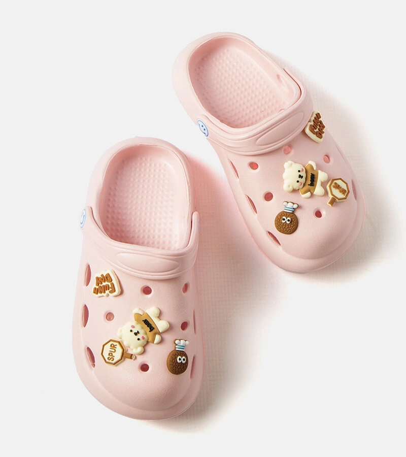 Růžové žabky se zakrytým nosem Daviau