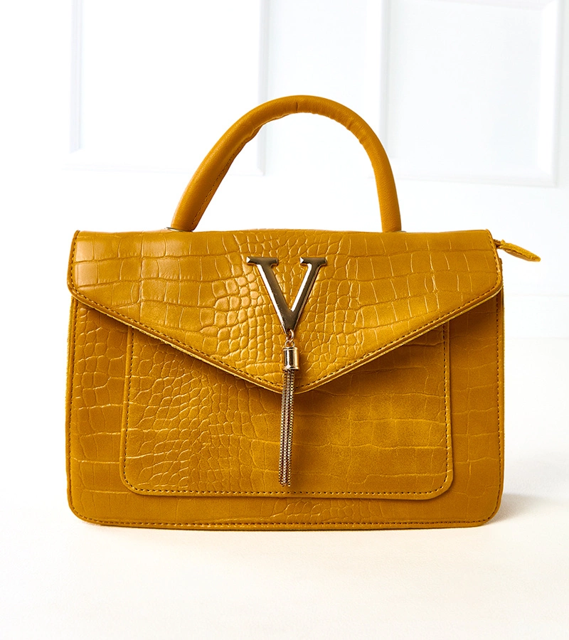 Taška přes rameno s motivem krokodýlí kůže Barsa