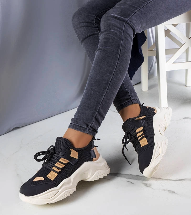 Černé sportovní tenisky Sheryl