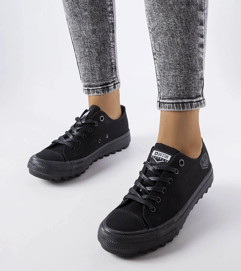 Černé tenisky Big Star FF274248