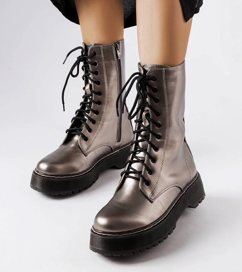 Hnědé kovové tašky Calcirelli