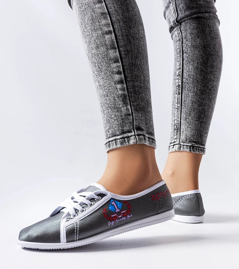 Šedé dámské tenisky Woodstock