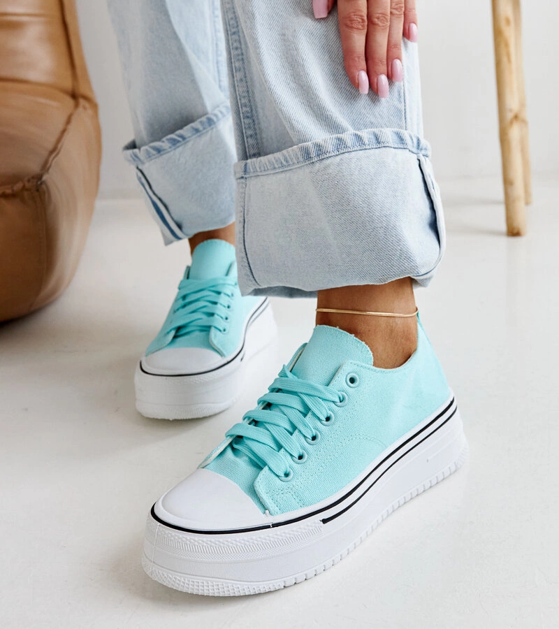 Mátové tenisky na tlusté podrážce Bahira