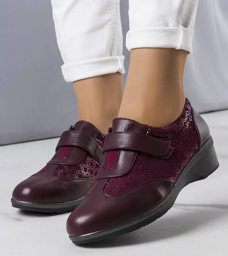 Bordó polobotky Ettes