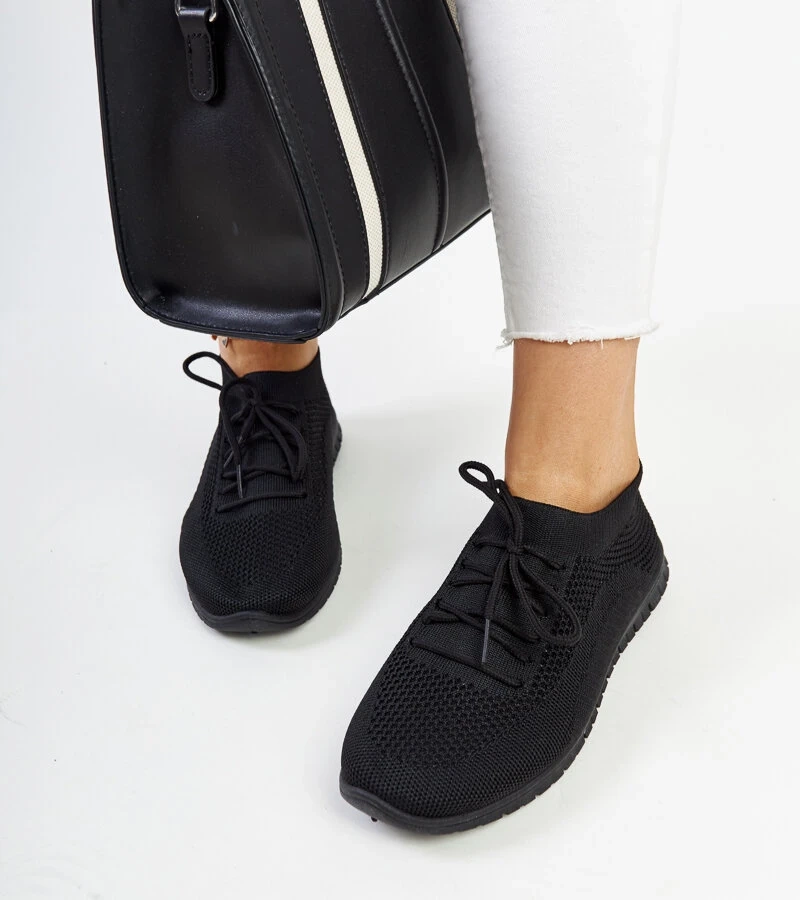 Černé látkové tenisky Zahira