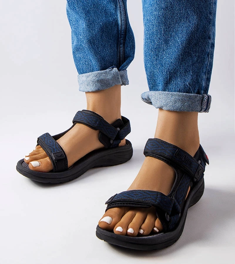 Černé sandály Lee Cooper LCW-23-34-1685L