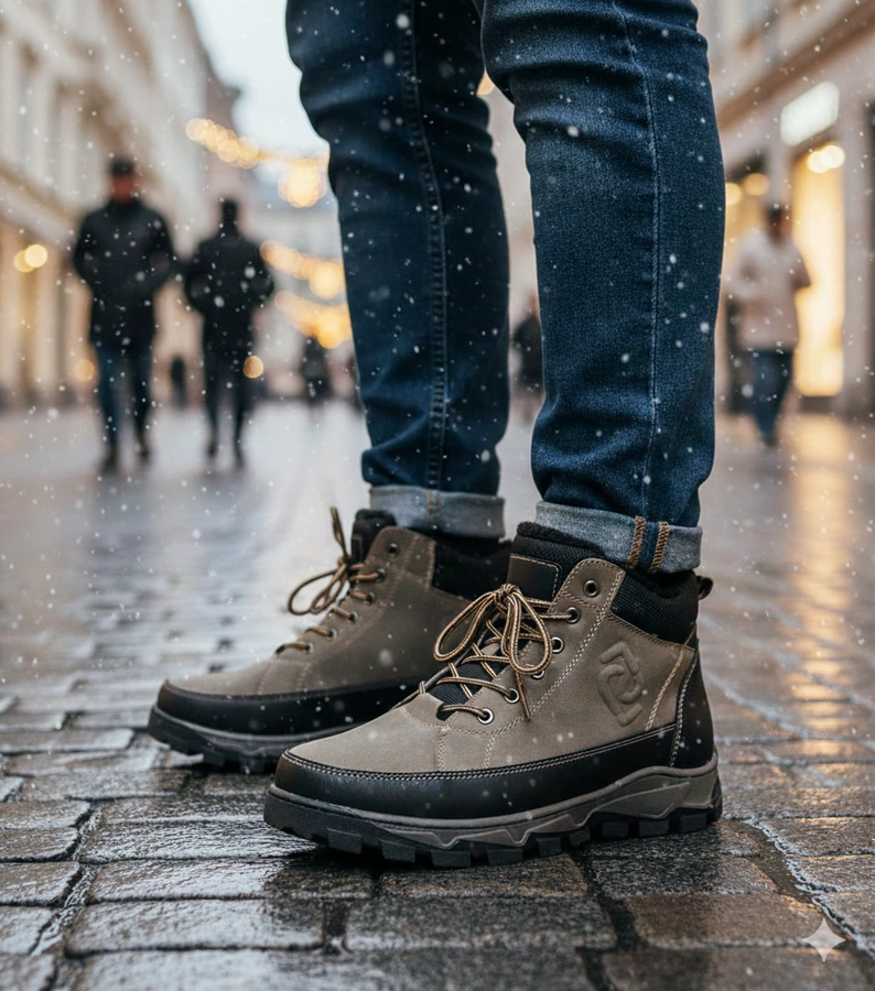 Zateplené pánské zelené trapery Elias