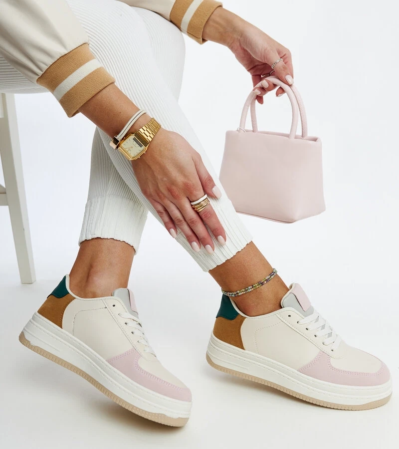 Barevné tenisky na platformě Cvita