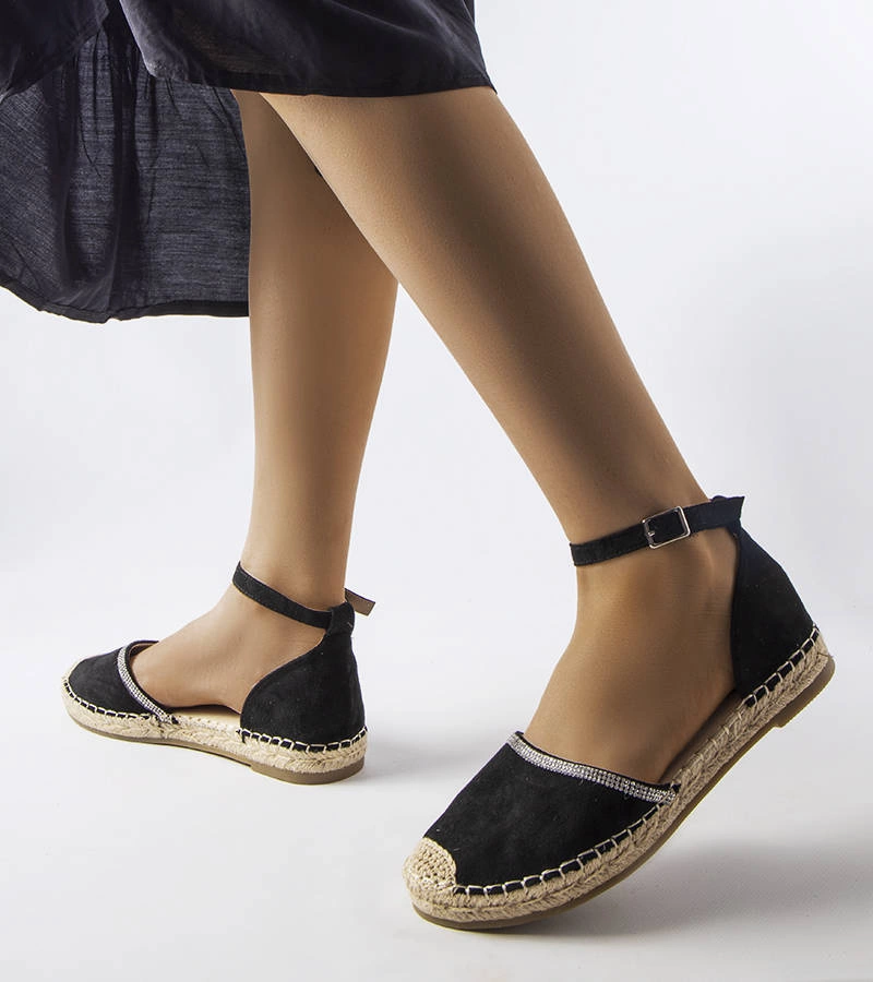 Černé espadrilky Licia