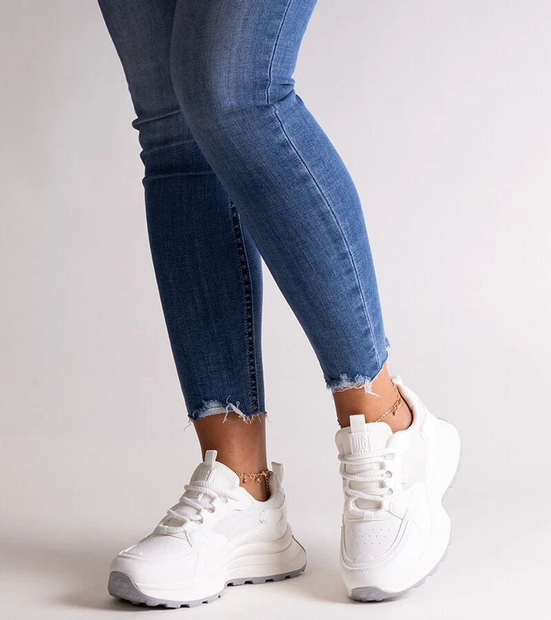 Bílé tenisky Big Star NN274A107