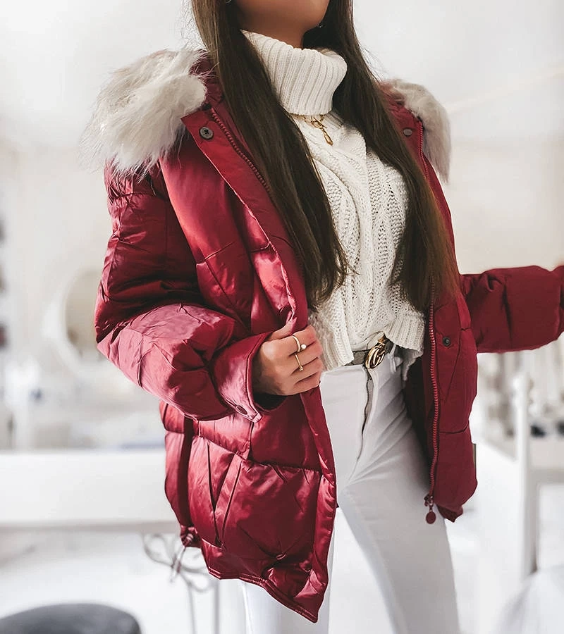 Tmavě modrá volná bunda Joaquin