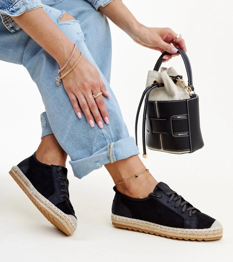 Černé sportovní espadrilky Naila