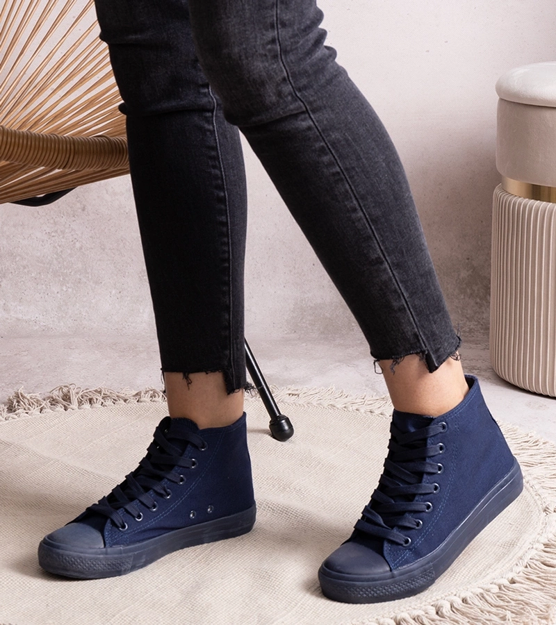 Modré vysoké tenisky Rafife