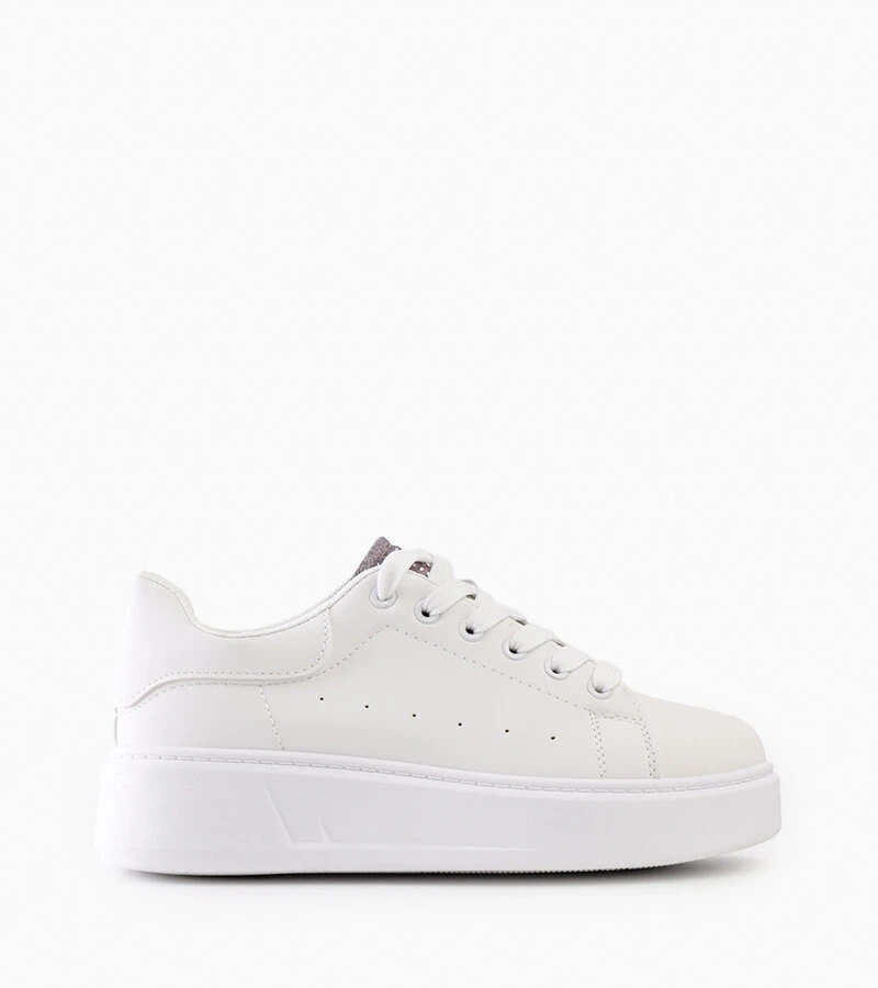 Bílé tenisky s efektní výzdobou Asmait