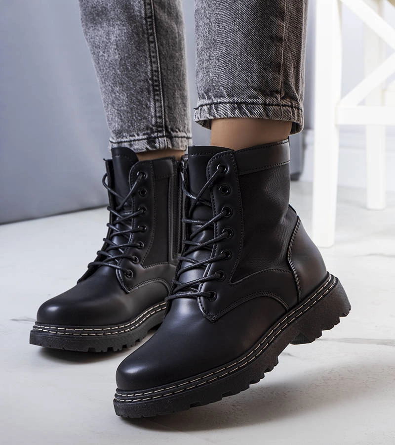 Černé zateplené návleky Krylo