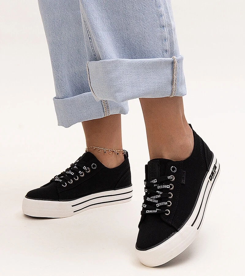 Černé tenisky Big Star KK274013