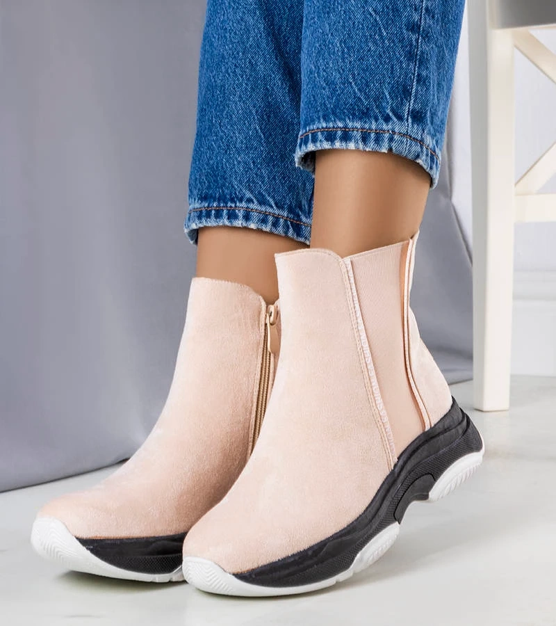 Hnědé zateplené tenisky Tasma